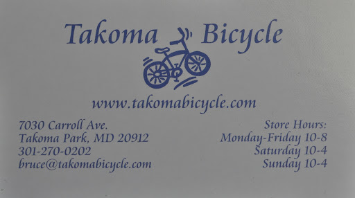 Bicycle Store «Takoma Bicycle», reviews and photos, 7030 Carroll Ave, Takoma Park, MD 20912, USA