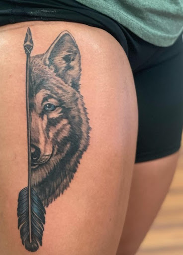 Explore linear tattoos ideas, creative tattoo ideas in Mesa, available at Ranger Tattoo & Piercing