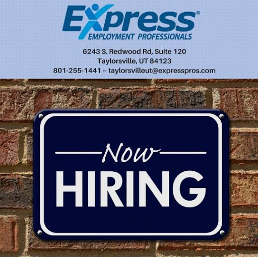 Employment Agency «Express Employment Professionals - Taylorsville, UT», reviews and photos, 6243 S Redwood Rd #120, Taylorsville, UT 84123, USA