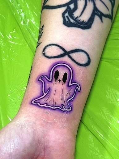 Explore grandma memorial tattoo ideas, creative tattoo ideas in Benton, available at Spectrum Tattoo