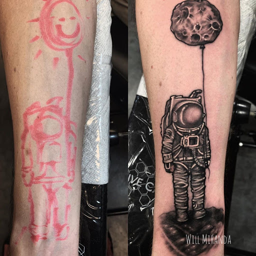 Explore tattoo ideas for chest piece, creative tattoo ideas in Coral Springs, available at Salvation Tattoo Lounge Coral Springs