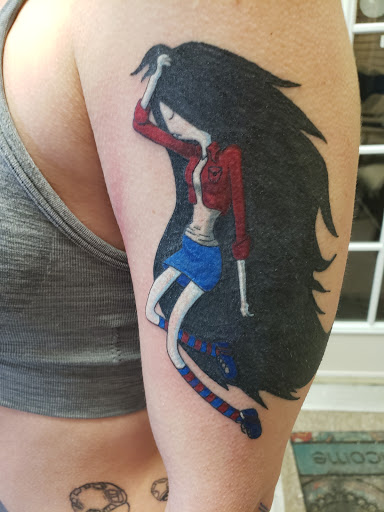 Explore michael myers tattoo ideas, creative tattoo ideas in Meadville, available at Lucky Lucys Tattoo and Art Studio