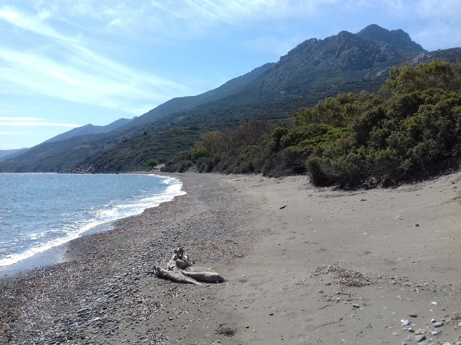 Foto di Paralia Plaka con abbastanza pulita livello di pulizia