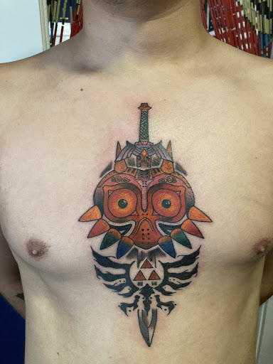 Explore kid name tattoo ideas, creative tattoo ideas in Ontario, available at Rose & Dagger Ink