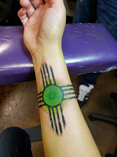 Explore denver broncos tattoo ideas, creative tattoo ideas in Albuquerque, available at Factory Edge
