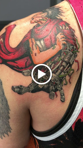 Explore ankle tattoo ideas male, creative tattoo ideas in Englewood, available at Point of Entry Tattoo