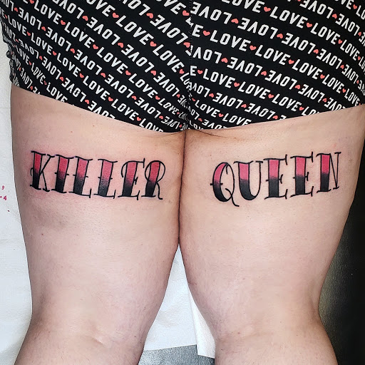 Explore happiness tattoo ideas, creative tattoo ideas in Lagrangeville, available at Black Cherry Tattoo Studio NY