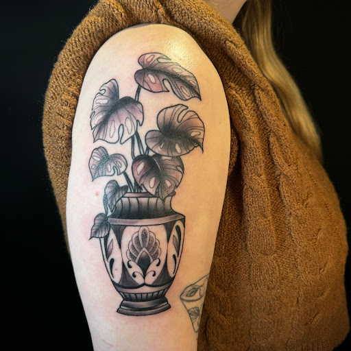 Explore women forearm tattoo ideas, creative tattoo ideas in Buffalo, available at True Gloom Tattoo Studio