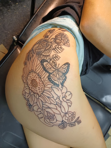 Explore umbrella tattoo ideas, creative tattoo ideas in Owosso, available at Twisted ink tattoo