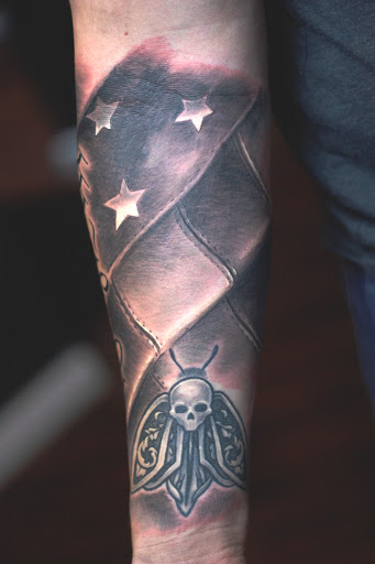 Explore mechanic tattoo ideas, creative tattoo ideas in Gainesville, available at Avant Garde TattooNO WALK INSNO PIERCINGSBOOKS FULL