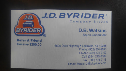 Used Car Dealer «J.D. Byrider», reviews and photos, 6600 Dixie Hwy, Louisville, KY 40258, USA