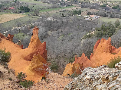 Colorado provençal de Rustrel - point de vue à Rustrel