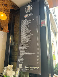 Menu / carte de Cesarino à Milan