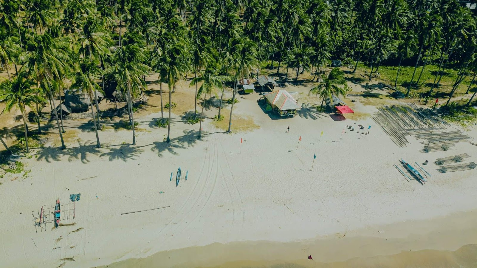 Foto av Boding Beach och bosättningen