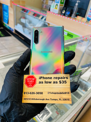 Cell Phone Store «1 Stop Mobile», reviews and photos, 4612 E Hillsborough Ave, Tampa, FL 33610, USA