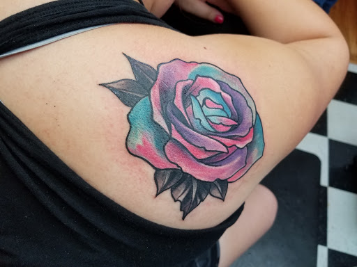 Explore stick and poke tattoo idea, creative tattoo ideas in Nicholasville, available at Castle of Color