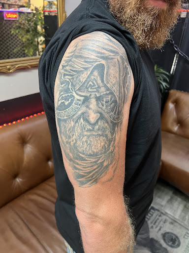Explore infinity heart tattoo ideas, creative tattoo ideas in Linn Creek, available at Hillard Skillard Tattoos, LLC.