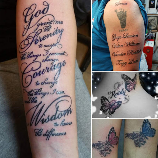 Explore badass tattoo ideas for women, creative tattoo ideas in Elko, available at Custom Tattoos and Body Piercing Studio