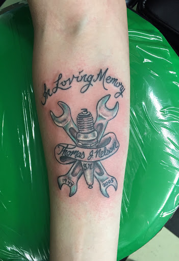 Explore beach tattoo ideas for men, creative tattoo ideas in Hamilton, available at Glass Ink Tattoo