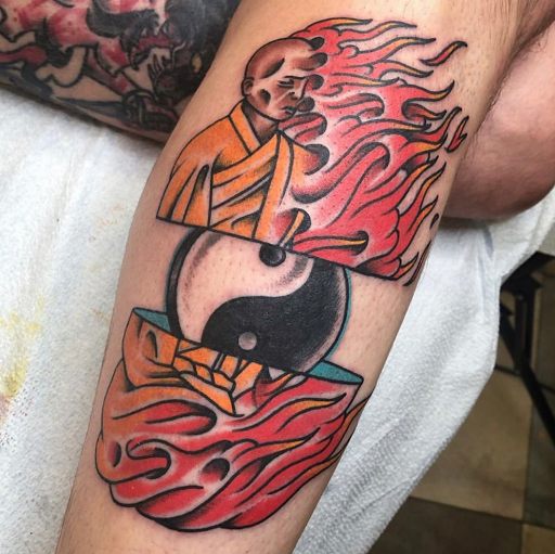 Explore 80's tattoo ideas, creative tattoo ideas in Denver, available at Think Tank Tattoo