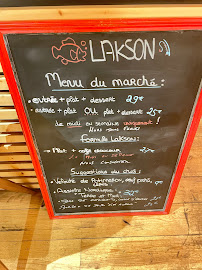 Menu du Laksøn à Lille