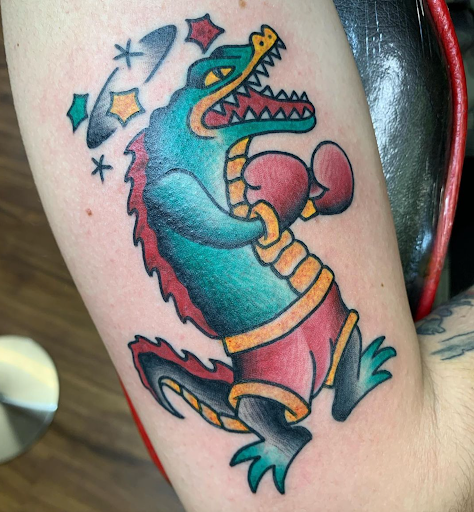 Explore great white shark tattoo ideas, creative tattoo ideas in Wahiawa, available at American Made Tattoo