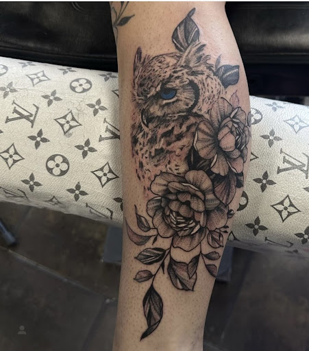 Explore emerald tattoo ideas, creative tattoo ideas in Sayville, available at Dark Timez Tattoo and Piercing