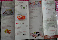 Restaurant asiatique Bonsai à Erfurt (le menu)