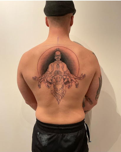 Explore cover up ideas for big tattoos, creative tattoo ideas in Lewes, available at Ancient Art Tattoo & Piercing Studio