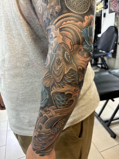 Explore 100 dollar bill tattoo ideas, creative tattoo ideas in Sarasota, available at SEVEN SINS Tattoo Studio