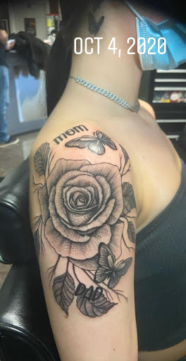 Explore under eye tattoo ideas, creative tattoo ideas in Lagrangeville, available at Black Cherry Tattoo Studio NY