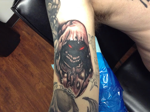 Explore joy tattoo ideas, creative tattoo ideas in Seymour, available at American Gypsy Tattoo Corp.