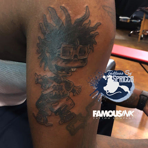 Explore fox and the hound tattoo ideas, creative tattoo ideas in Hammond, available at Famous Ink, Inc.