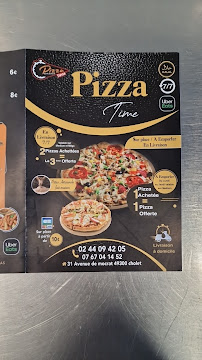 Pizzeria Pizza Time à Cholet (la carte)