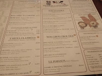 Restaurant La Cloche à Obernai menu