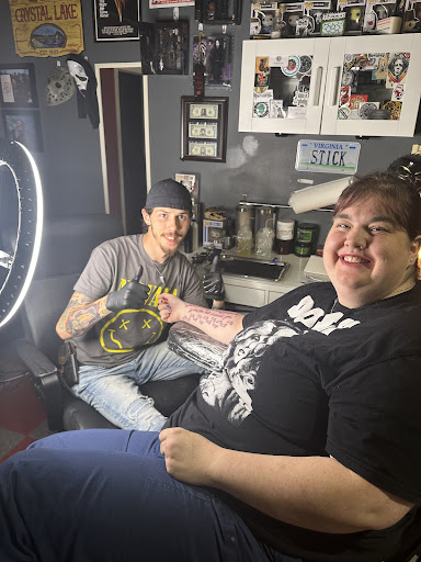 Explore wolf chest tattoo ideas, creative tattoo ideas in Wytheville, available at Wythe Ink