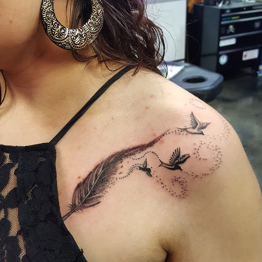 Explore inner peace tattoo ideas, creative tattoo ideas in Garden Grove, available at Dr. Tattoo Studio