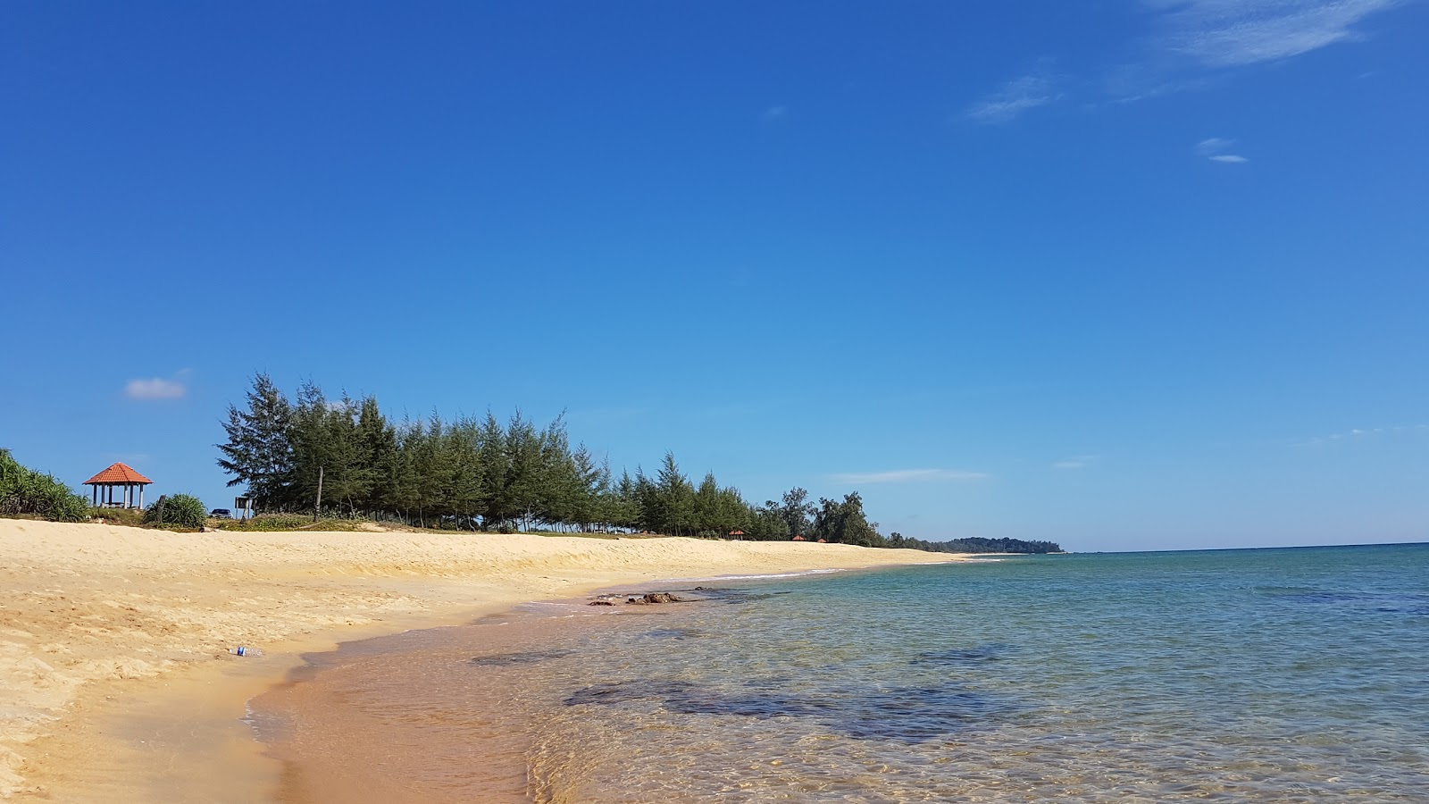 Teluk Bidara Beach'in fotoğrafı düz ve uzun ile birlikte