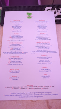 Menu / carte de Miami Pub à Rome