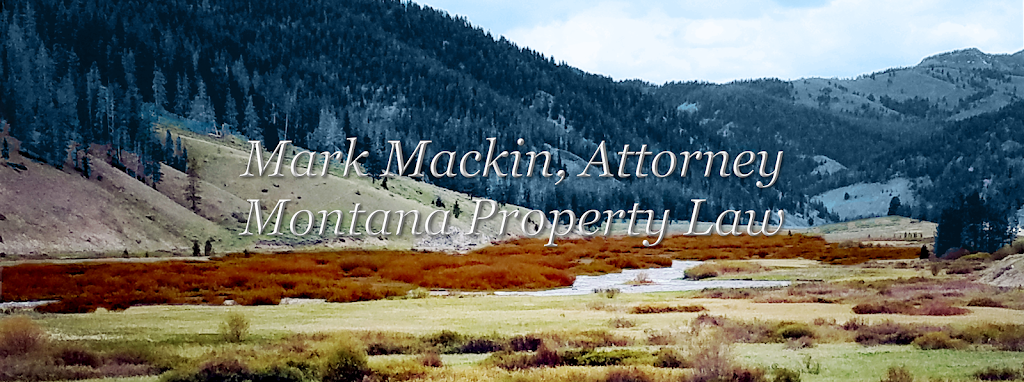 Montana Property Law 59602