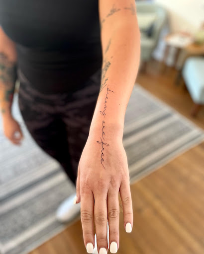 Explore trust nobody tattoo ideas, creative tattoo ideas in Cottonwood, available at ARTery Tattoo