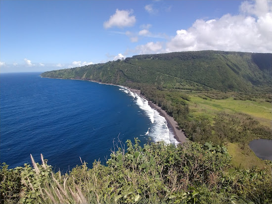 Waipi'o Black Sand Beach