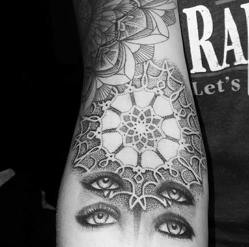 Explore latitude longitude tattoo ideas, creative tattoo ideas in Saint Petersburg, available at Buku Tattoo Studio