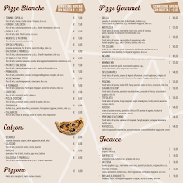 Menu / carte de Gustus Pizza Napoletana à Rome