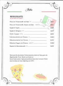 Menu / carte de Ristorante Gelateria Italia à Stendal