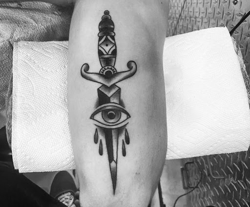 Explore fire tattoo ideas, creative tattoo ideas in Miami Beach, available at Tattoos by Lou Miami - South Beach