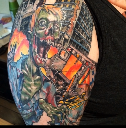 Explore tribal dragon tattoo ideas, creative tattoo ideas in San Diego, available at Funhouse Tattoo