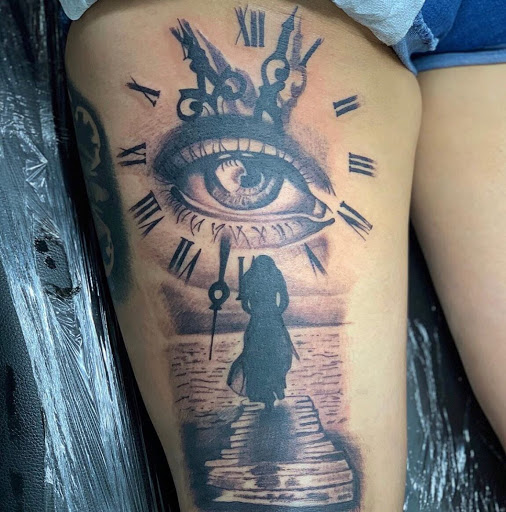 Explore grace tattoo ideas, creative tattoo ideas in La Habra, available at Raining Ink Tattoo Studio