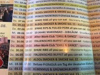 Menu du Strandrestaurant Marienbad à Busdorf