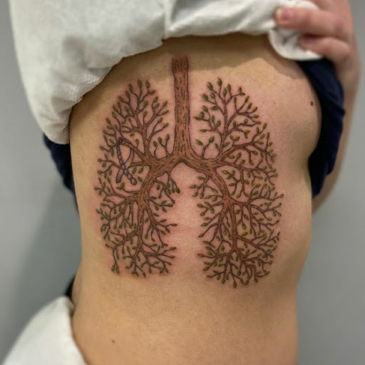 Explore black out tattoo ideas, creative tattoo ideas in Schaumburg, available at Atmosphere Tattoo Gallery - Schaumburg